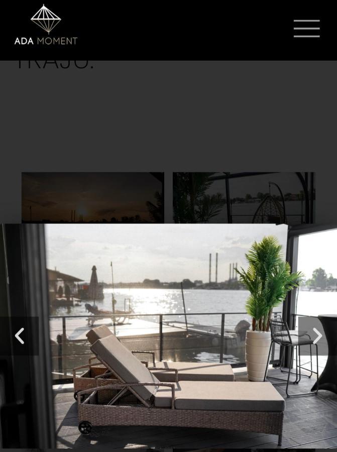 Ada Moment Splav- Kuca Na Reci Beograd- Floating House On Sava River ,Белград Экстерьер фото